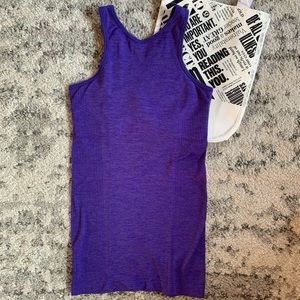 Purple High Neck Lululemon Tank